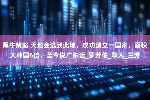 黑牛策略 天地会逃到此地，成功建立一国家，面积大韩国6倍，至今说广东话_罗芳伯_华人_兰芳