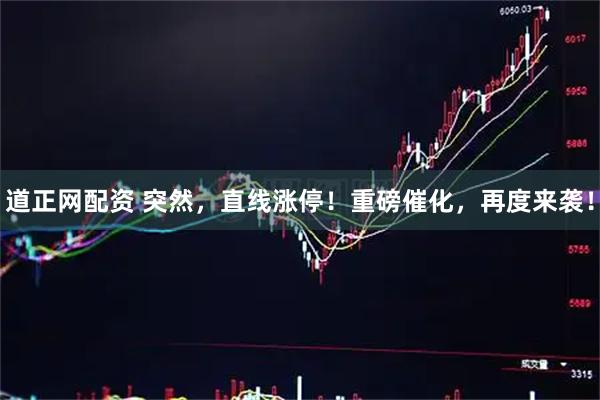 道正网配资 突然，直线涨停！重磅催化，再度来袭！