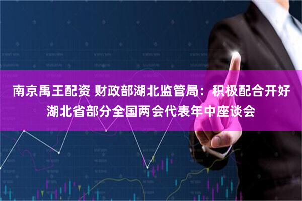 南京禹王配资 财政部湖北监管局：积极配合开好湖北省部分全国两会代表年中座谈会